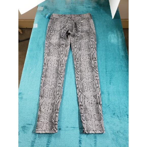 Guess Jeans Sz 27 Womens Gray Python Stretch Pants Mid Rise Skinny Ladies NWT - Picture 12 of 14